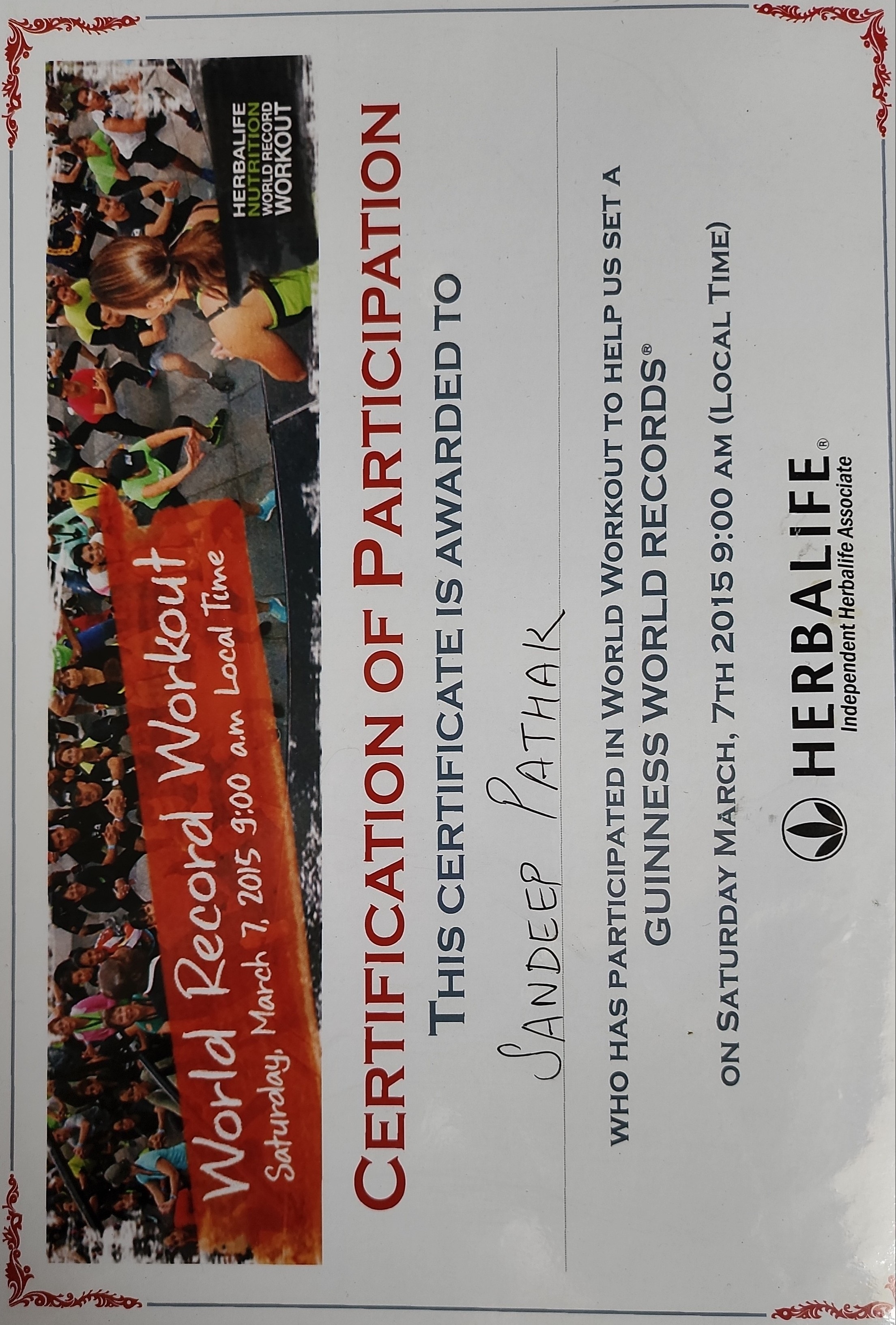 Herbalife Guinness World Record Workout - March 2015