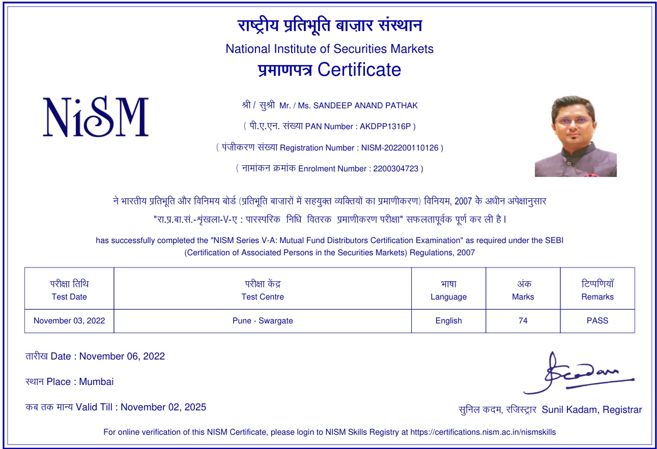 NISM Series V-A: Mutual Fund Distributors Certification 2022