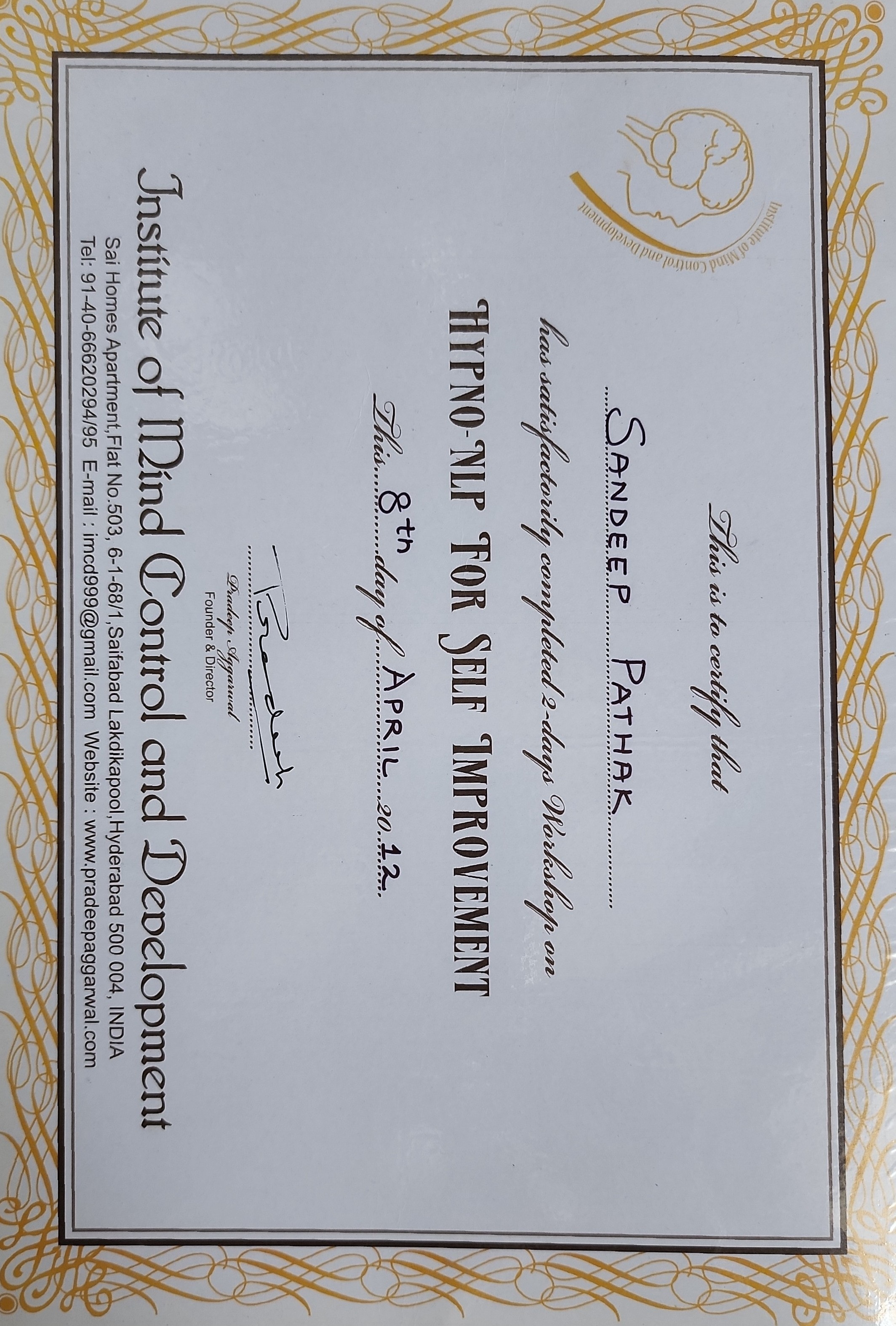 NLP for Self Improvement - Institute of Mind Control and Development