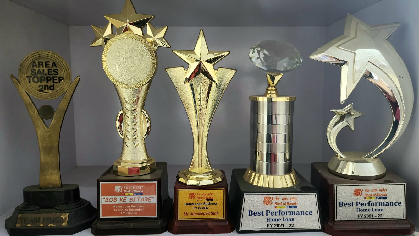 Bank of Baroda Trophy Collection - Excellence in Home Loan Business